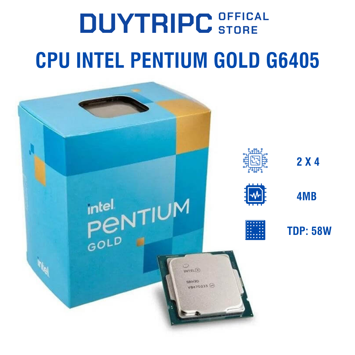 CPU Intel Pentium Gold G6405